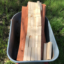 Wood for Stackable Compost Bins